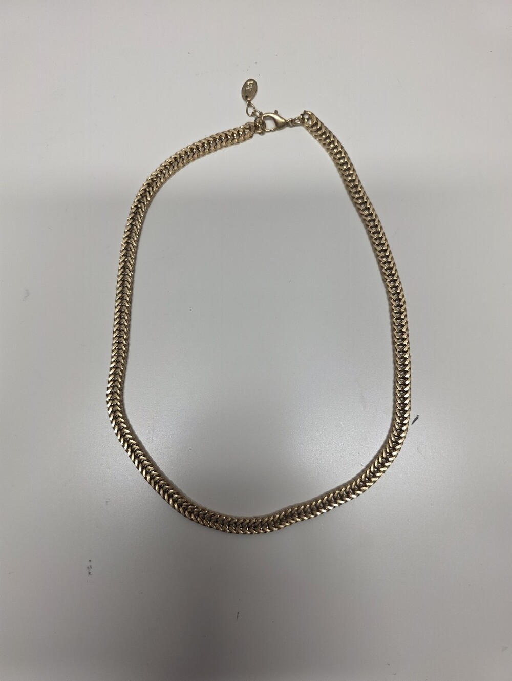 Zara Gold Herringbone Necklace - Women's Jewelry 18"